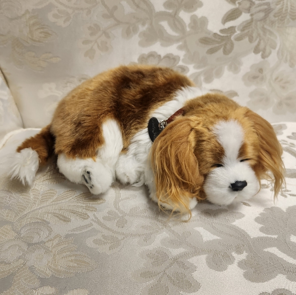Perfect Petzzz Cavalier King Charles Breathing Dog Toy